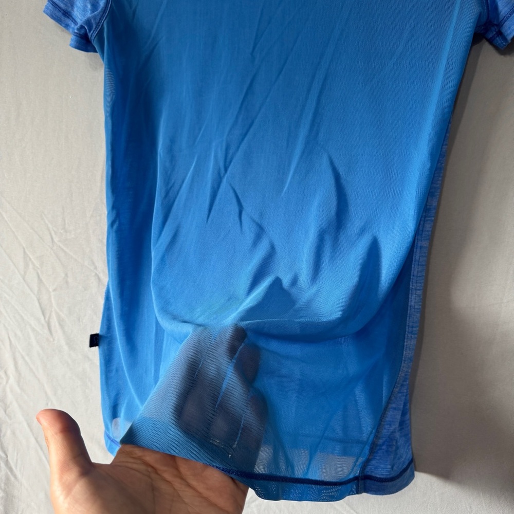 lululemon athletica Blue Short Sleeve Performance Tee - Picture 6 of 6